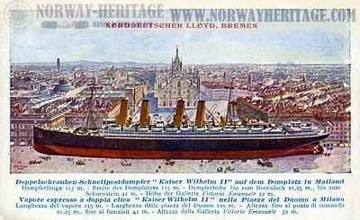 SS Kaiser Wilhelm II Kaiser Wilhelm II 2 Norddeutscher Lloyd