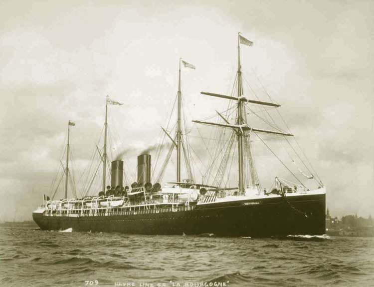 SS La Bourgogne SS La Bourgogne Sank on 4 July 1898 after a collision in dense fog