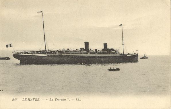 SS La Touraine TIP Titanic Related Ships La Touraine French Line