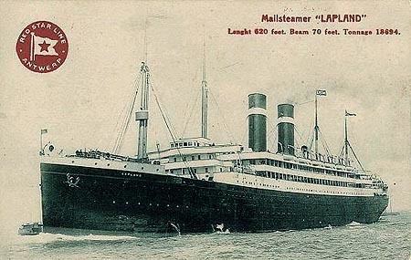 SS Lapland Red Star Line Ocean Liner Postcards
