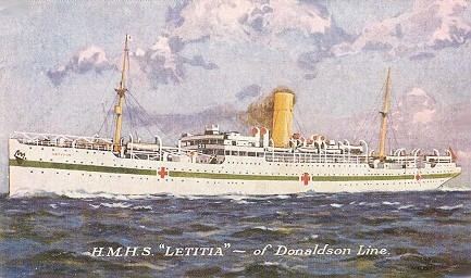 SS Letitia Donalson Line Ocean Liner Postcards
