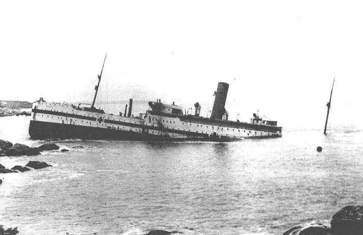 SS Letitia LETITIA PASSENGERCARGO SHIP 19121917 WRECK WRAK EPAVE WRACK PECIO