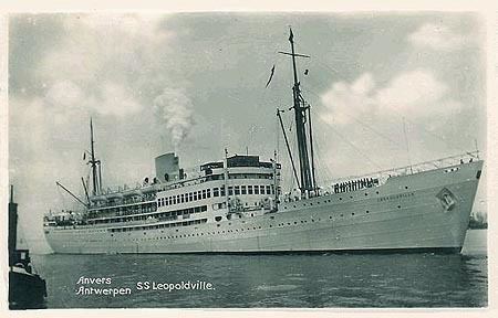 SS Léopoldville (1929) Compagnie Maritime Belge Ocean Liner Postcards