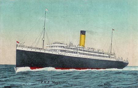 SS Megantic White Star Line Page 2 Ocean Liner Postcards