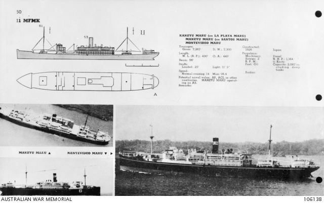 SS Montevideo Maru Montevideo Maru sinking of the Montevideo Maru 1 July 1942