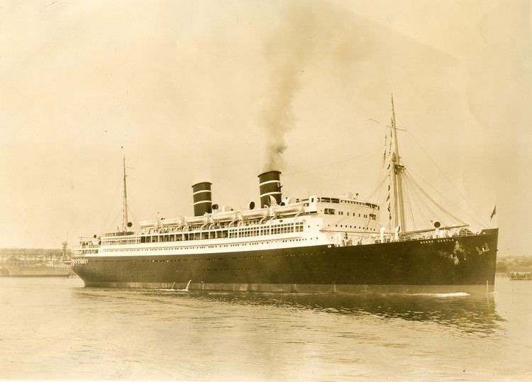 SS Morro Castle (1930) Pulling away from Newport News Daily Press