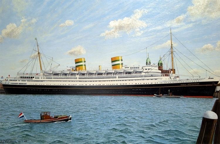 SS Nieuw Amsterdam (1937) The Veldhuis Maritime Art Collection