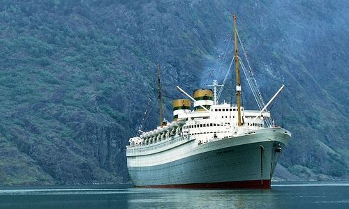 SS Nieuw Amsterdam (1937) Cruise History Remembering Katherine Hepburn aboard Holland