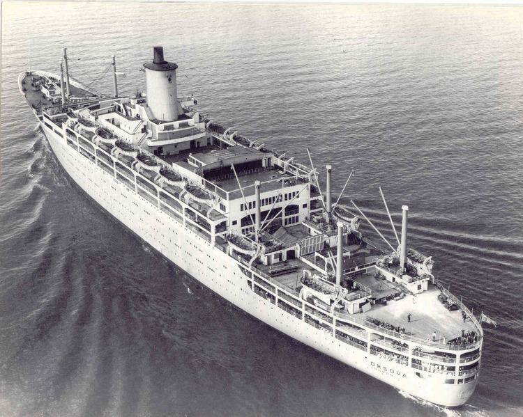 SS Orsova (1953) P amp O and ORIENT LINERS