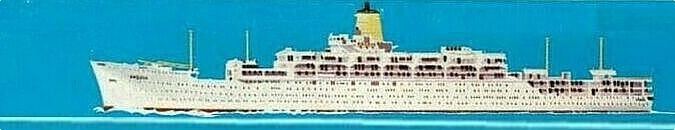 SS Orsova (1953) PampOOrient Lines 1966 Passenger Fleet and Sailing Schedule