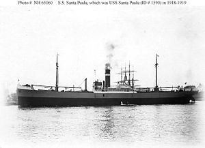 SS Santa Paula (1916) httpsuploadwikimediaorgwikipediaenthumbc