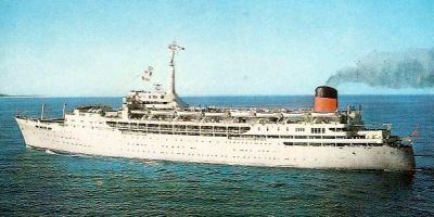 SS Southern Cross (1955) The Last Ocean Liners of Shaw Savill Line Southern Cross Northern