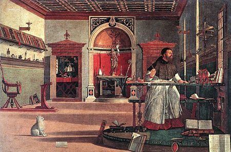 St. Augustine in His Study (Carpaccio) httpsuploadwikimediaorgwikipediacommonsthu