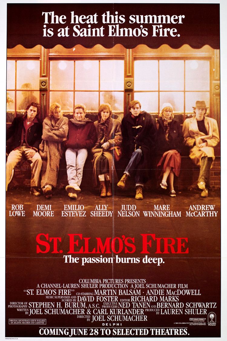 St. Elmo's Fire (film) wwwgstaticcomtvthumbmovieposters8490p8490p