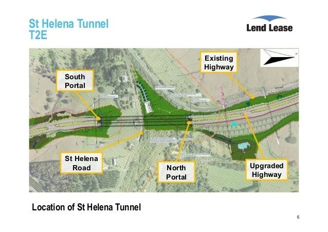St Helena Tunnel Albrecht Mueller Lend Lease St Helena Tunnel Pacific Highway upgra
