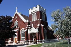 St. John the Baptist Catholic Church (Menominee, Michigan) httpsuploadwikimediaorgwikipediacommonsthu