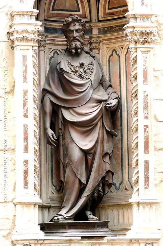 St. John the Baptist (Ghiberti) Ghibertis St John is so stylish Amazing Art Pinterest Saint