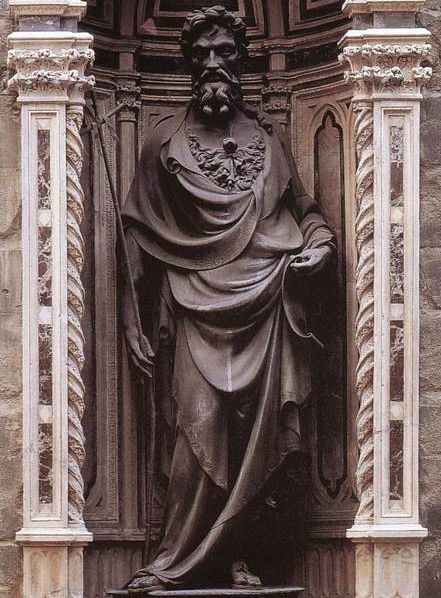 St. John the Baptist (Ghiberti) Ghiberti Sculpture Contest St John the Baptist detailAfter