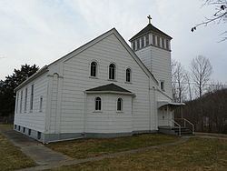 St. John the Evangelist Roman Catholic Church (Lithium, Missouri) httpsuploadwikimediaorgwikipediacommonsthu