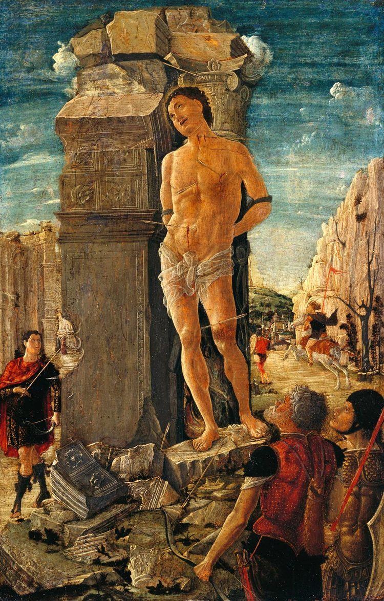 St. Sebastian (Mantegna) Mantegna Exhibition Muse du Louvre Paris