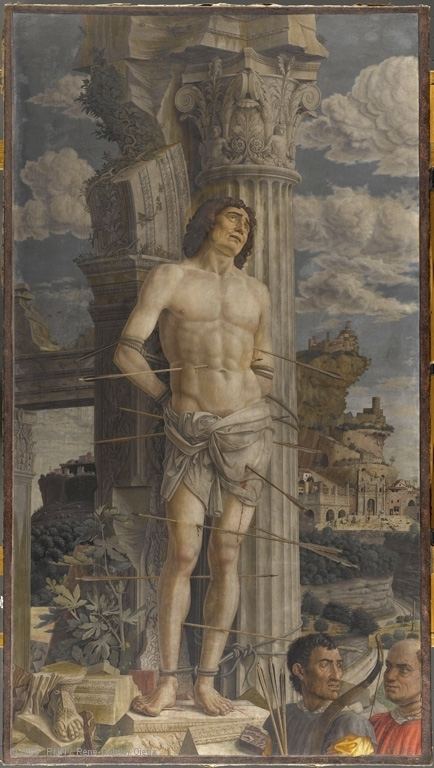 St. Sebastian (Mantegna) Saint Sebastian Louvre Museum Paris
