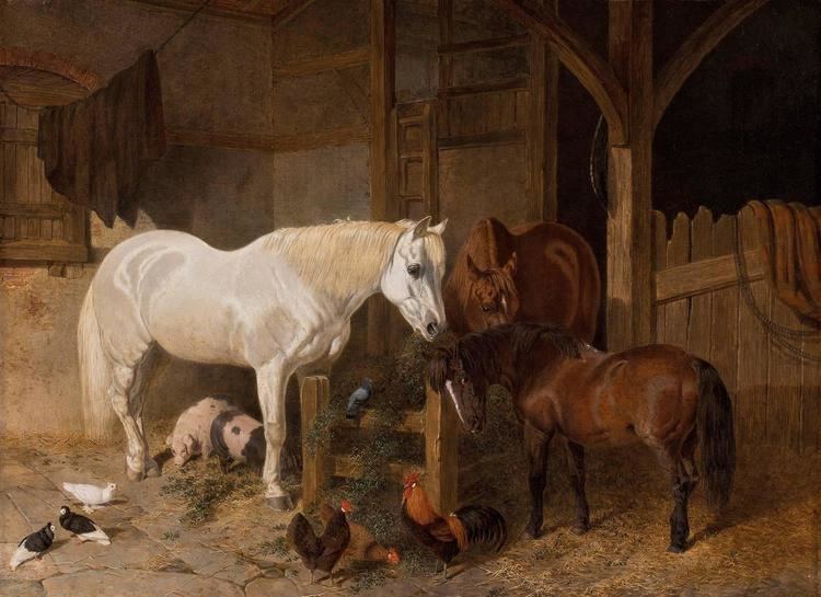 Stable Companions John Frederick Herring Sr Stable companions Painting For Sale at