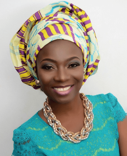 Stacy Amoateng Stacy Amoateng stuns in her gele shares patriotic message to all