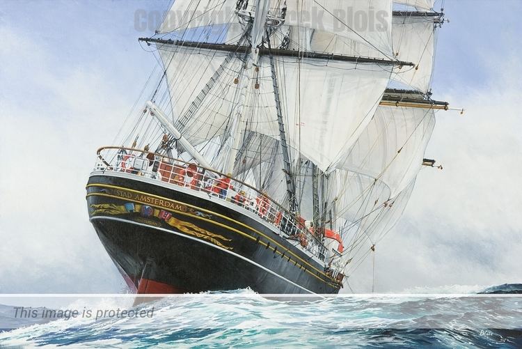 Stad Amsterdam Stad Amsterdam Riding the Waves Paintings by Derek Blois