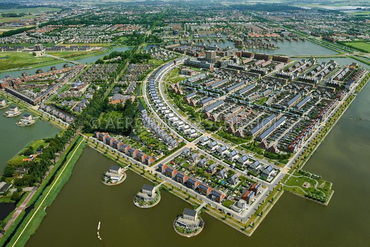 Stad van de Zon luchtfoto van Heerhugowaard Nederland 31 juli 2014Stad van de Zon