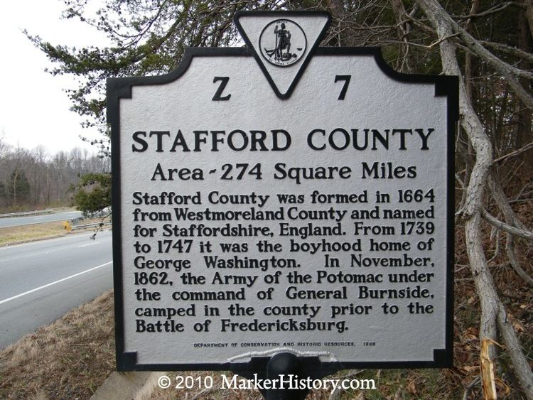 Stafford County, Virginia wwwmarkerhistorycomImagesLow20Res20A20Shots