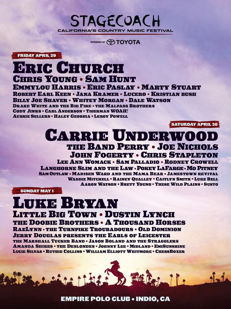 Stagecoach Festival History Stagecoach Festival