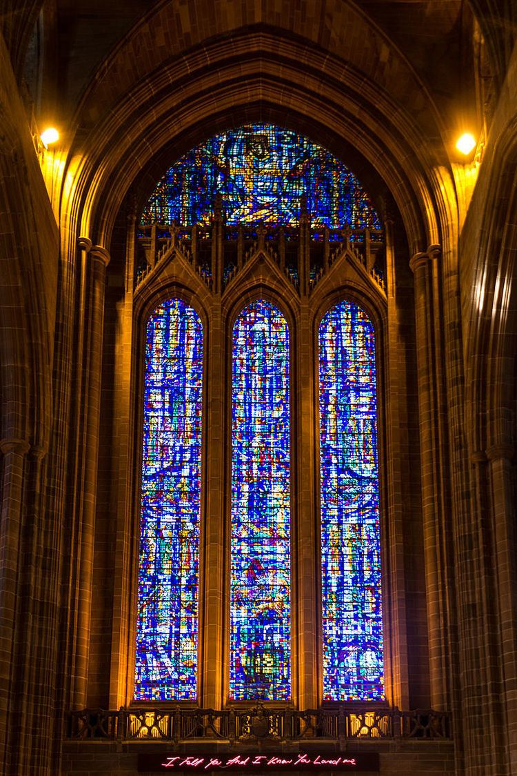 Stained glass in Liverpool Cathedral