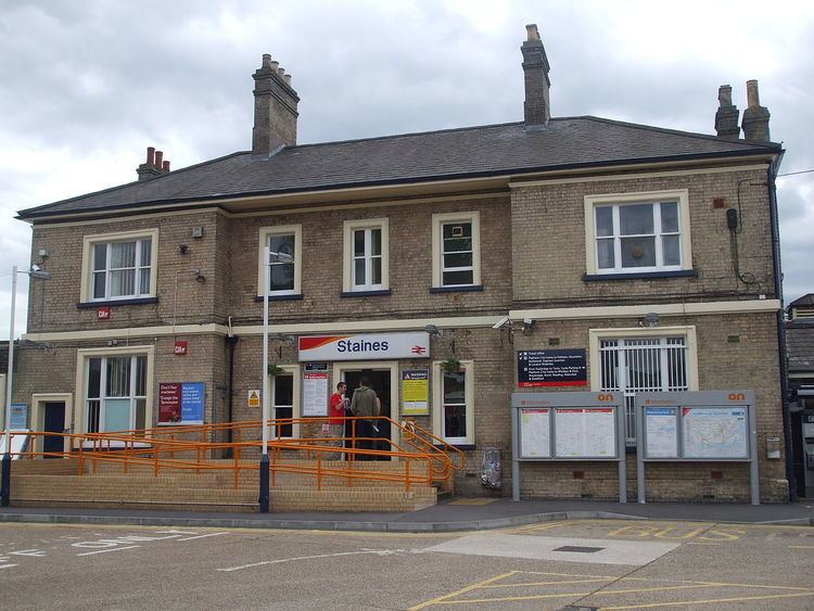 Staines railway station
