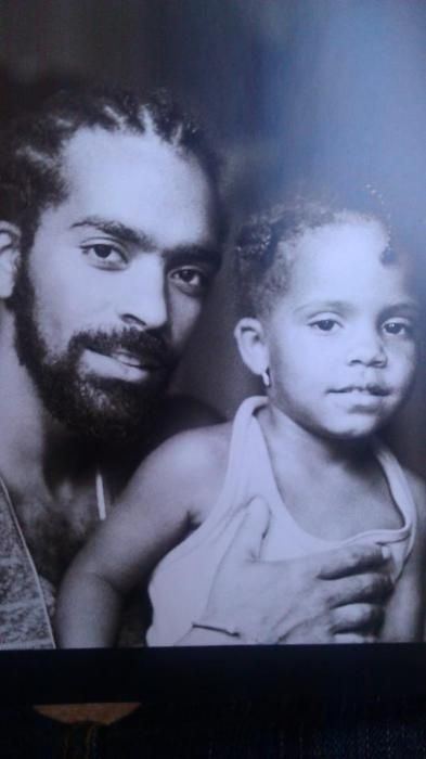 Stan Lathan a young Sanaa Lathan with her father Stan Lathan