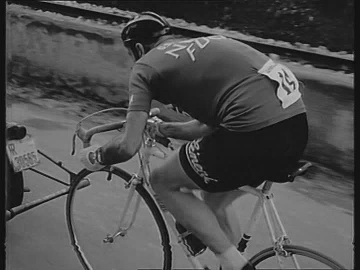 Stan Ockers Cycle Racing Cycling Italy 1956 SD Stock Video 455847963