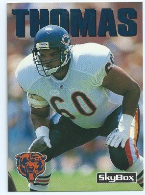 Stan Thomas (American football) CHICAGO BEARS Stan Thomas 269 SKYBOX Impact 1992 NFL American