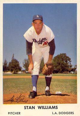 Stan Williams (baseball) 1961 Bell Brand Dodgers Stan Williams 40 Baseball Card Value Price