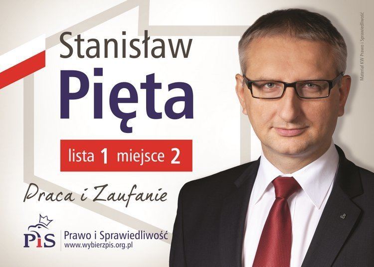 Stanisław Pięta Stanisaw Pita Stanisaw Pita lista 1 miejsce 2