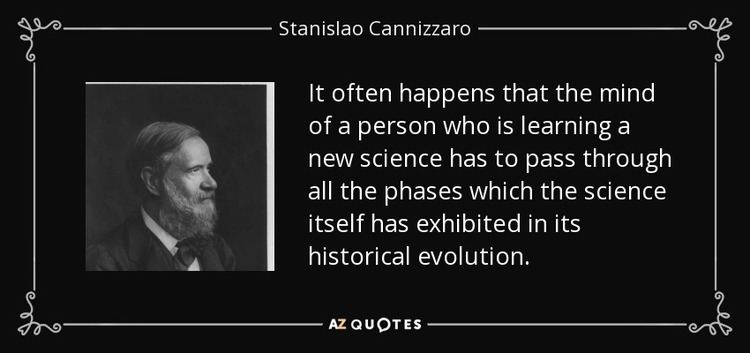 Stanislao Cannizzaro QUOTES BY STANISLAO CANNIZZARO AZ Quotes