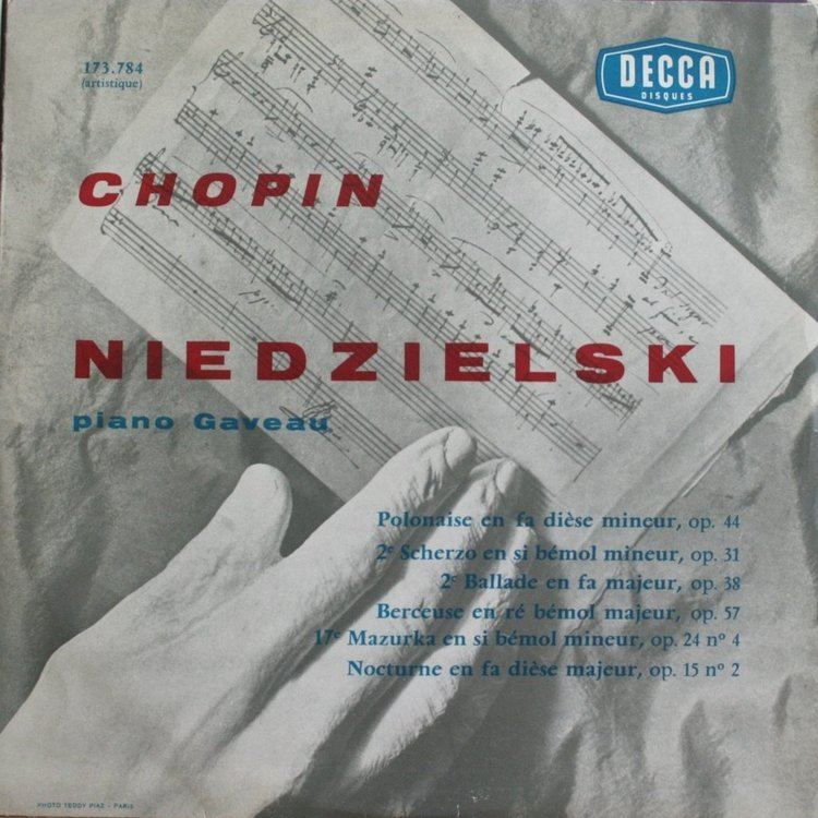 Stanislas Niedzielski Chopin recital by Stanislas Niedzielski LP with chapoultepek69