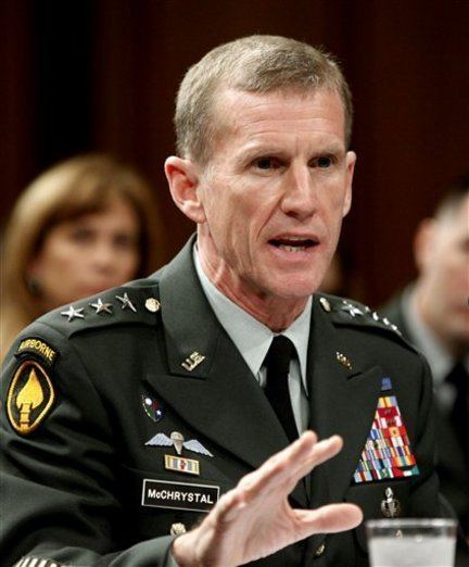 Stanley A. McChrystal Gen Stanley McChrystal hired for straighttalking style