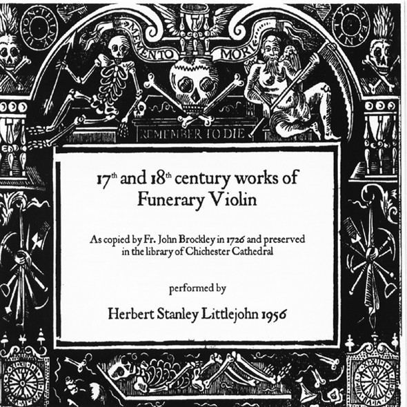 Stanley Littlejohn Herbert Stanley Littlejohn 17th And 18th Century Works Of Funerary