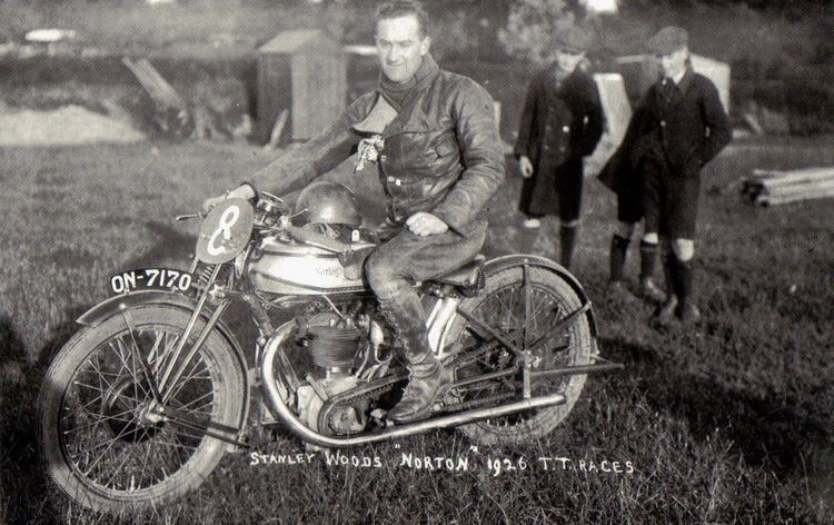 Stanley Woods Vintage Norton Motorcycles Woods winner ON7170