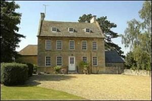 A front view of Stanwick Hall, Northamptonshire.