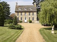 A front view of Stanwick Hall, Northamptonshire.