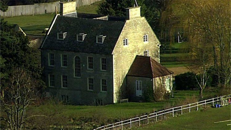 Stanwick Hall in Northamptonshire as seen in BBC TV series Restoration Home Season 1, Episode 4 with a fence on the side.