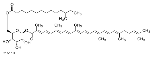 Staphyloxanthin KEGG COMPOUND C16148