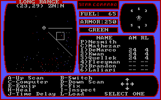 Star Command (1988 video game) The CRPG Addict Game 61 Star Command 1988