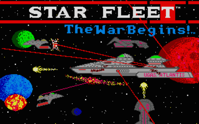 Star Fleet I: The War Begins Atari ST Star Fleet I The War Begins scans dump download