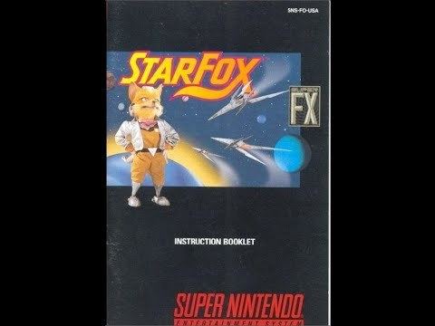 Star Fox (video game) Star Fox video game Game Manual SNES Instruction Booklet